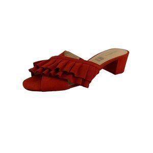 Liz Claiborne Women's LC Erika Slide-On Ruffled Sandals Size 10M